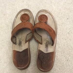 Tan jack roger sandals